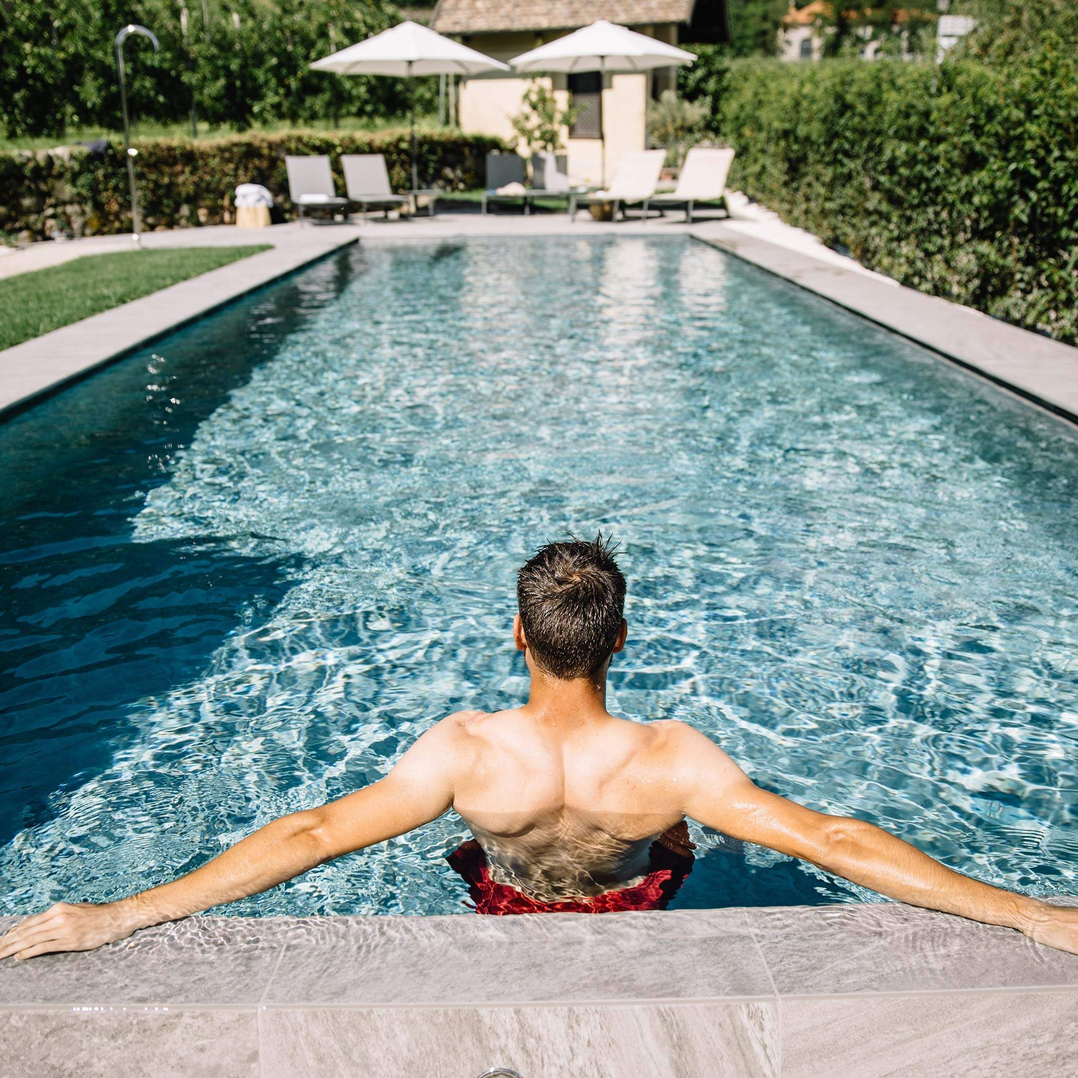 Hotel Forsterhof in Algund - Relax im Pool