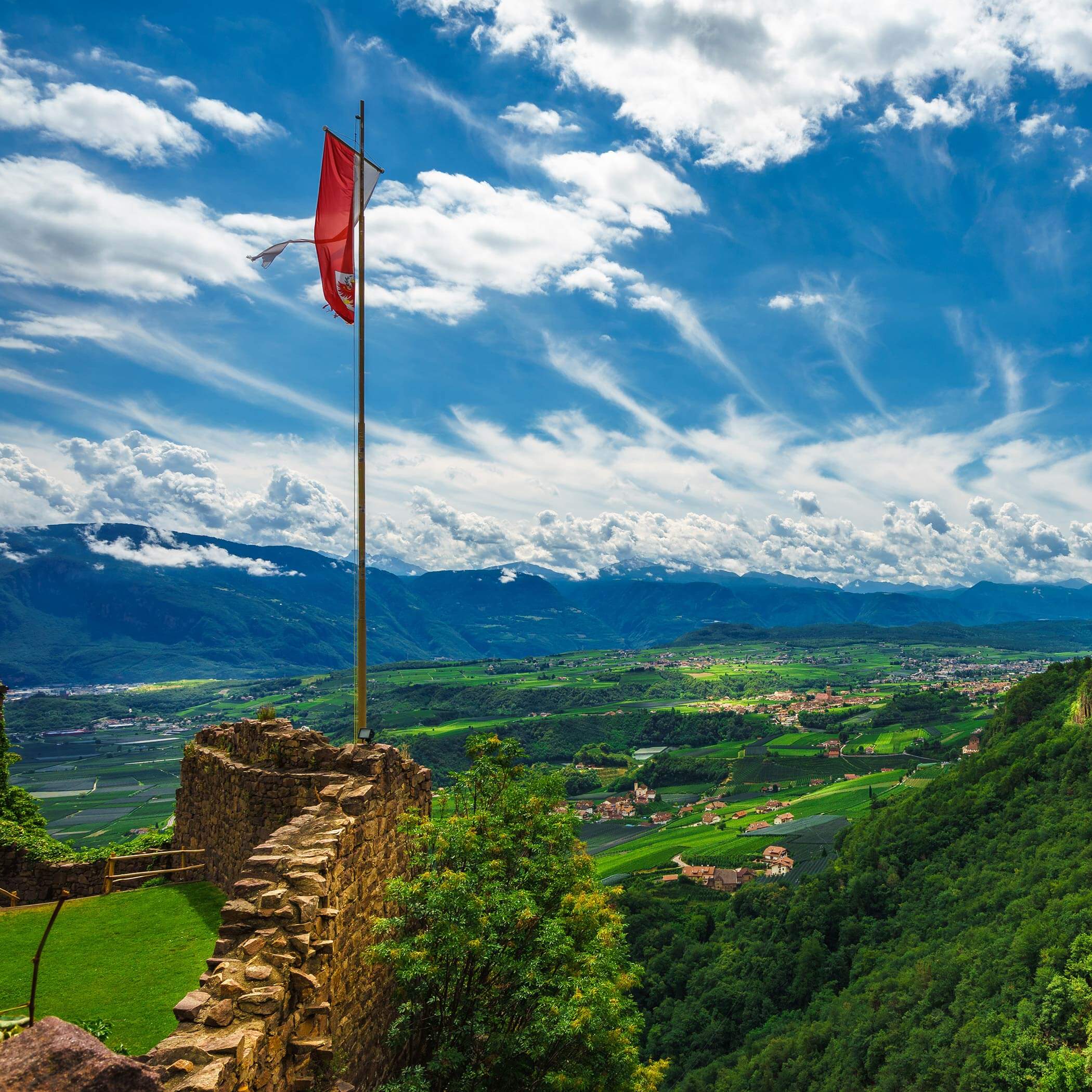 Ausblick auf Eppan
