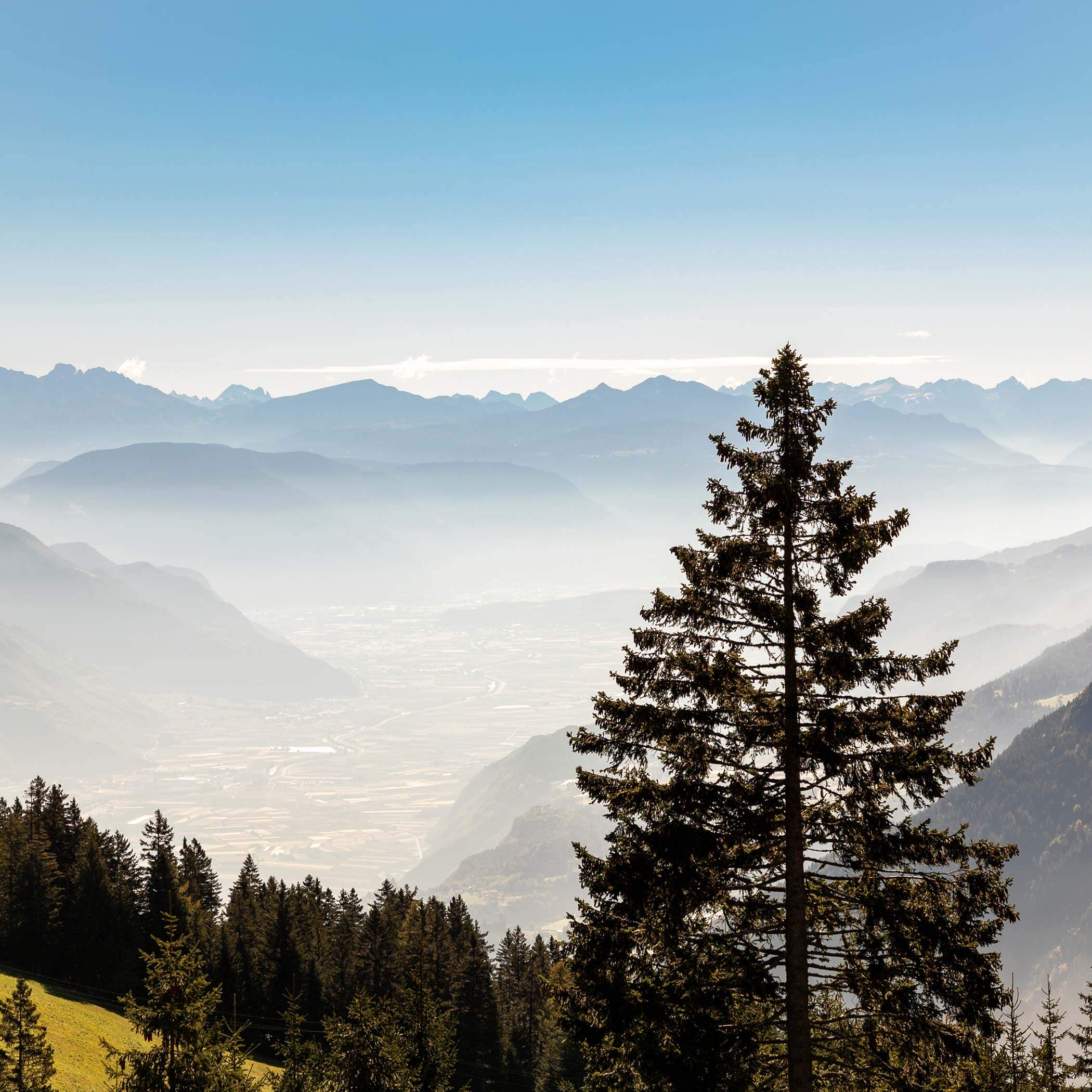 Ausblick - Lana im Meranerland