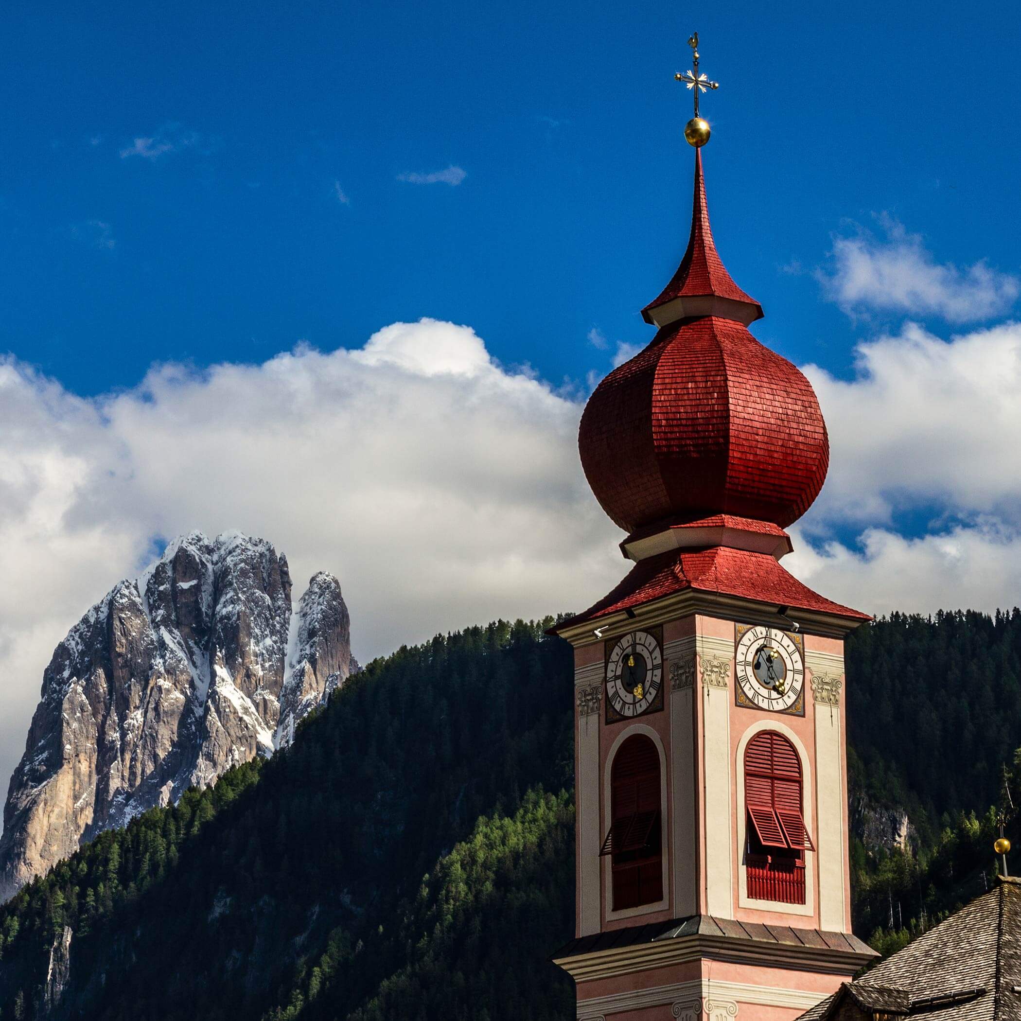 Kirche von St. Ulrich in Südtirol
