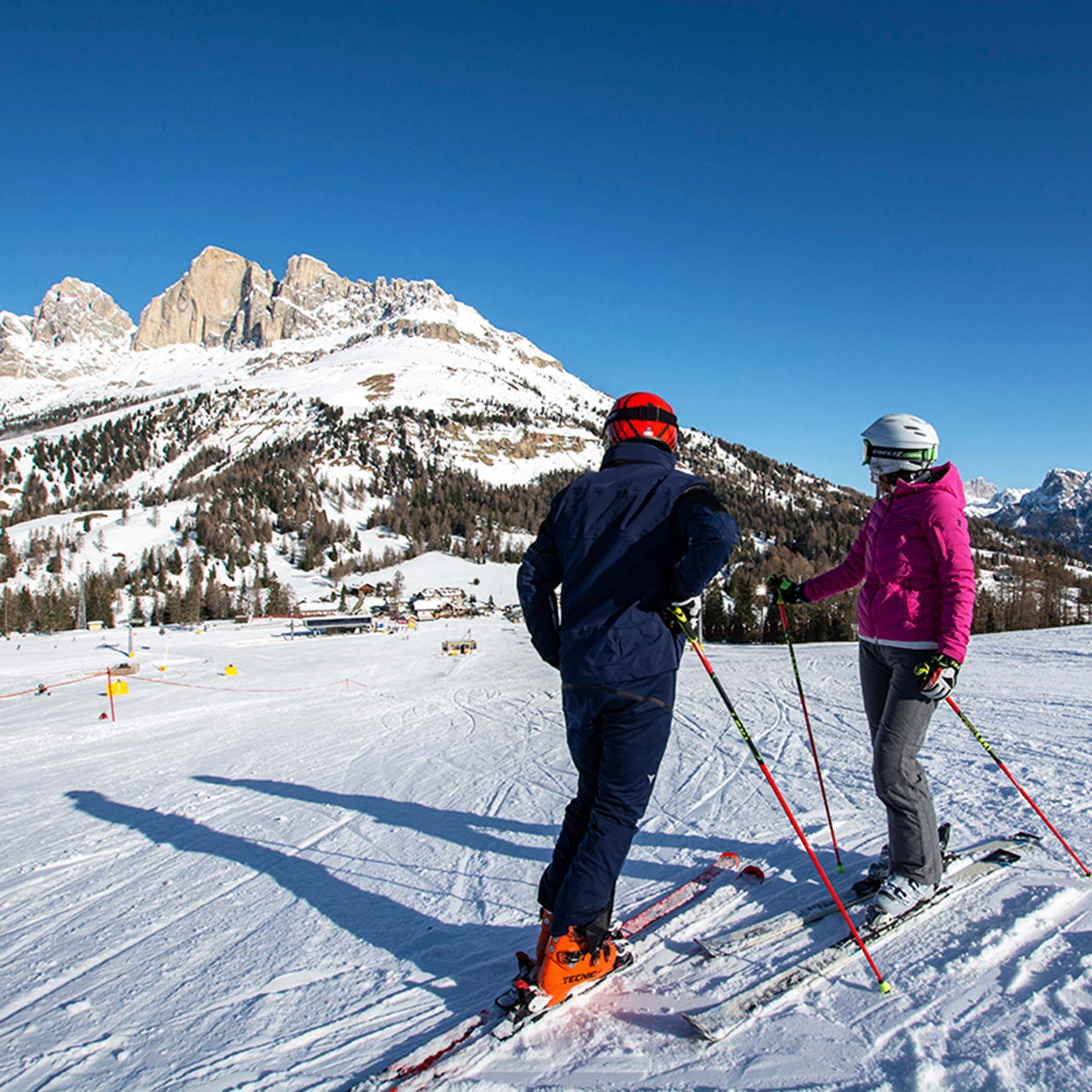 Skifahren im Eggental