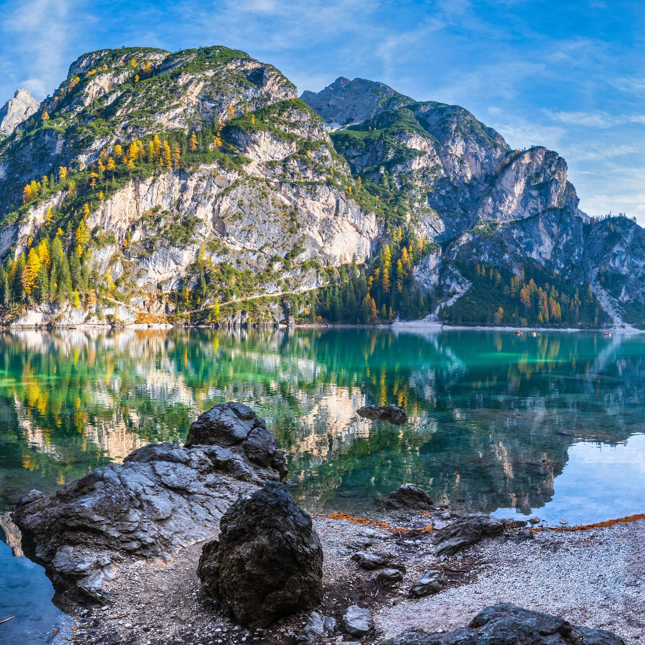 Pragser Wildsee im Hochpustertal - Herbst