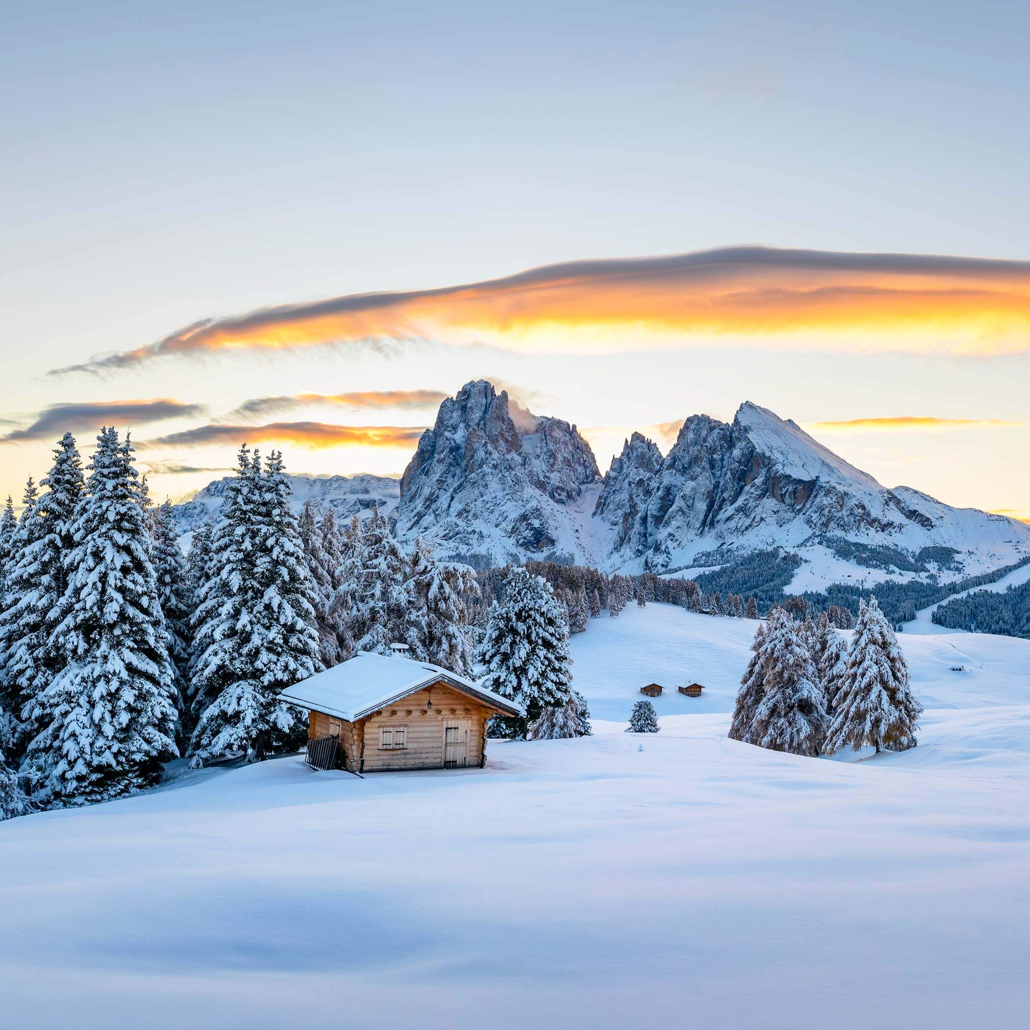 Seiser Alm im Winter